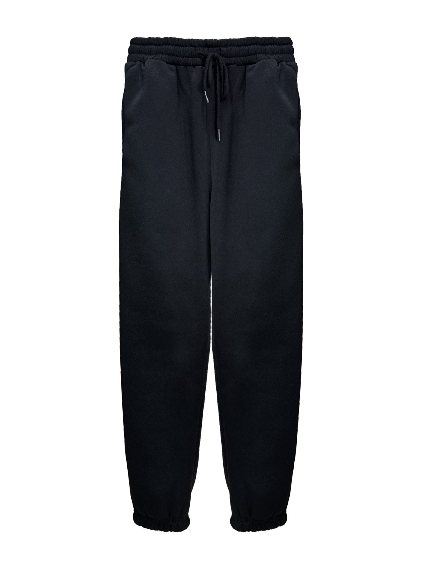 Wholesale Women's Solid Color fleece-lined Pants Casual Sports Jogging High Waist Loose Leg-toe Household Casual Pants